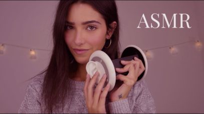ASMR Ear Massage (Lotion sounds, Ear Muffs, Ear Brushing) + Zippo