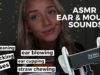 ASMR Ear & Mouth Sounds Binaural (Ear Licking, Blowing, Cupping, Kisses …) | GwenGwiz