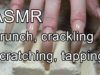 ASMR ear nail sound crackling, scratching, tapping & FUNNY CAT