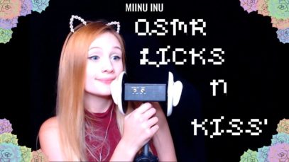 ASMR Ear nomming & kisses with some rambles