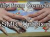 ASMR ear  sound unpacking the gifts from Santa Claus