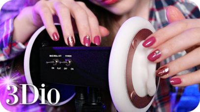 ASMR Ear Tapping & Mic Scratching ? (NO TALKING) 3Dio Metal Rings & Brain Case Scratch for Sleep