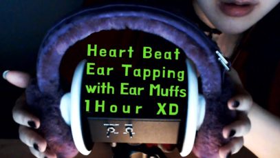 ASMR Ear Tapping with Ear Muffs 1H (No Talking)