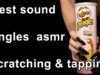 ASMR ear to ear nail sound scratching tapping Pringles Best
