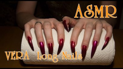 ASMR ear to ear paper sound nail scratching tapping