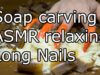 ASMR ear to ear Soap carving relaxing sounds satisfying asmr video