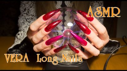 ASMR ear to ear sound from magic plasma ball tapping relax sound