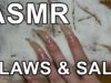 ASMR ear to ear sound from salt for sleep