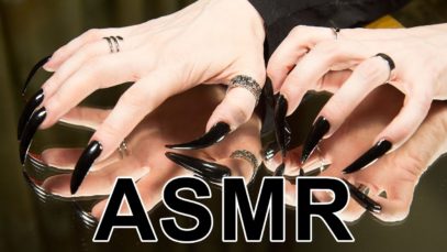 ASMR ear to ear sound Magic mirror nails scratching tapping