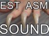 ASMR ear to ear sound nails sound tapping & scratching