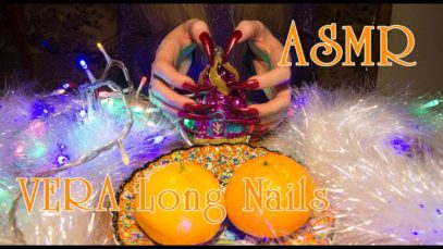 ASMR ear to ear sound New Year Scratching, tapping, eating