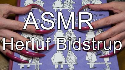 ASMR ear to ear sound Turn the pages  comics Herluf Bidstrup