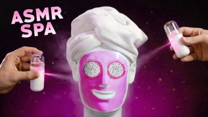 ASMR Ear to Ear Spa Treatments for Beauty Sleep and Blissful Tingles