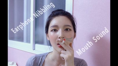 [ASMR] 이어폰 니블링,입소리 (Earphone Licking,Nibbling sound,Mouth sound)