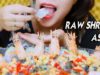 ASMR Eating raw shrimp with spicy sauce, eating sound| LINH-ASMR
