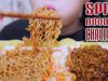 ASMR EATING SPICY NOODLES CHALLENGE (BIG BITE EATING SOUNDS) | LINH-ASMR