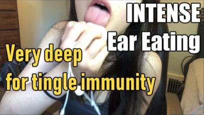 [ASMR] EATING YOUR EARS for Tingle Immunity **INTENSE** Mouth Sounds // Eating Silicone Ears