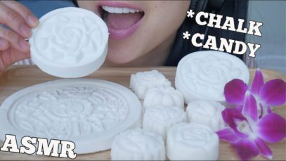 ASMR EDIBLE CHALK CANDY (EATING SOUNDS) NO TALKING | SAS-ASMR