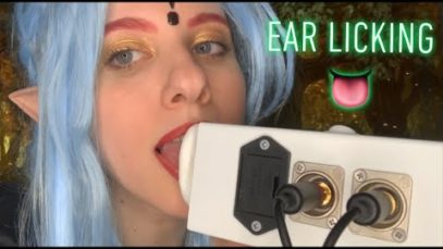 ASMR | Elf Glitter Ear Eating ? No talking, kisses, mouth sounds, intense binaural