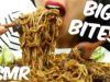 ASMR *EPIC BIG BITES* Real Korean Blackbean Noodles (STICKY EATING SOUNDS) NO TALKING | SAS-ASMR