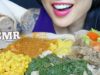 ASMR ETHIOPIAN FOOD INJERA + KILWA + BURSEN TUMTUMO HAMLI ZEBHI (EATING SOUND) NO TALKING | SAS-ASMR