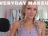 ASMR EVERYDAY SUMMER MAKEUP! whispers, tapping, lid sounds…