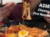 ASMR EXTRA Cheesy Spicy Ramen Fire Noodles (EATING SOUNDS) No Talking | SAS-ASMR