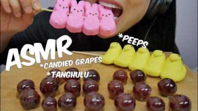 ASMR Extreme Eating Sounds (Marshmallows + Candied Grapes *Tanghulu) NO TALKING | SAS-ASMR