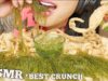 ASMR EXTREME SATISFYING CRUNCH *SEAGRAPES + PORK RINDS  (EATING SOUNDS) NO TALKING | SAS-ASMR