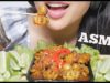 ASMR EXTREMELY SPICY GRILL BABY OCTOPUS (CHEWY EATING SOUNDS) NO TALKING | SAS-ASMR