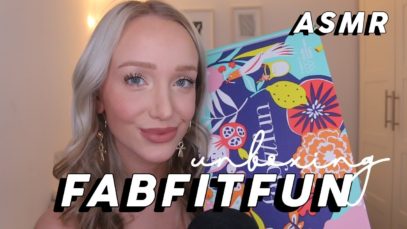ASMR FabFitFun Summer UnBoxing! (Tapping, Crinkles, Fabric Triggers) | GwenGwiz