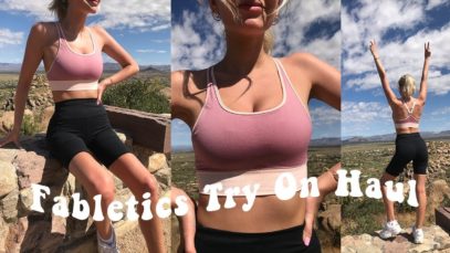 ASMR Fabletics Try On Haul! Whispers & Fabric Sounds (3dio Binaural)