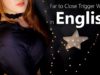 ASMR Far to Close ‘English’ Trigger Words with Moving Around You⭐