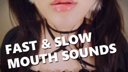 ASMR FAST & SLOW WET MOUTH SOUNDS ?입소리모음