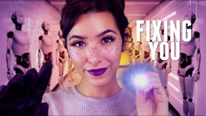 ASMR Fixing You: Before You Go On Sale (Ear exam, Cranial nerve exam, Ear massage, face brushing…)