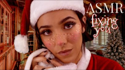 ASMR Fixing You: Christmas Edition (Ear Cleaning, Scratching, Visual Triggers, Lotion sounds…)