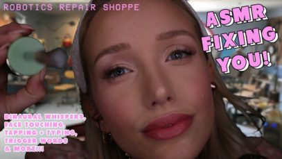 ASMR FIXING YOU! Intense Up-Close Whispers, Personal Attention, Sk-Sk, Finger Flutters