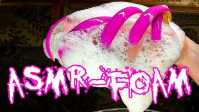 ASMR FOAM FLORAL BEST SOUND ASMR FOR SLEEPING FROM FOAM SHAVE
