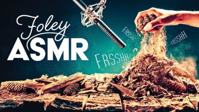 ASMR Foley ?WOOD DUST & DEBRIS (No Talking)