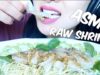 ASMR Fresh RAW SHRIMP (Eating Sounds) No Talking กุ้งแช่น้ำปลา น้ำจิ้มซีฟู้ด | SAS-ASMR