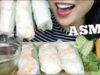 ASMR FRESH SHRIMP + SALAD ROLL (EATING SOUNDS) NO TALKING | SAS-ASMR