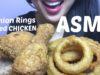 ASMR Fried Chicken + Crunchy Onion Rings (NO TALKING) Eating Sounds | SAS-ASMR