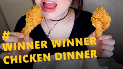 ASMR Fried Chicken Legs Eating Sounds?