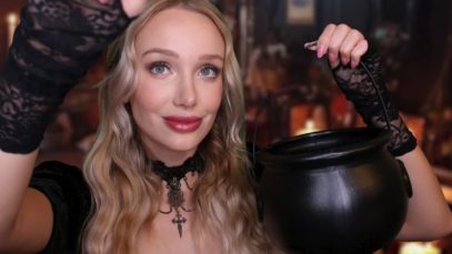 ASMR Friendly Witch Gives You A Facial! Spooky Spa Roleplay