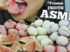 ASMR FROZEN Grapes + Strawberries + Figs (EATING SOUNDS) NO TALKING | SAS-ASMR