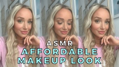 ASMR Full Face Affordable Makeup Tutorial Whispered (ft. Sally Beauty)