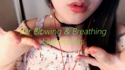 ASMR Gentle Ear Blowing and Layered Lip Sounds 1Hour