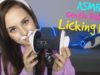 ASMR | Gentle rabbit licking ear ? | Нежный кролик лижет ушки ? | ASMR HoneyGirl