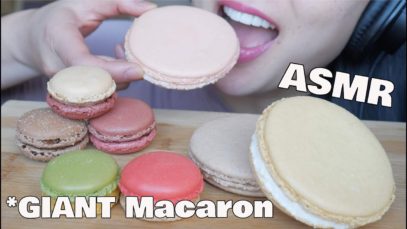 ASMR Giant Macaron (EXTREME CRUNCHY EATING SOUNDS) NO TALKING | SAS-ASMR