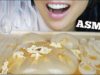 ASMR GIANT RAINDROP JELLY + NOODLE & SPOON JELLY (EATING SOUNDS) NO TALKING | SAS-ASMR